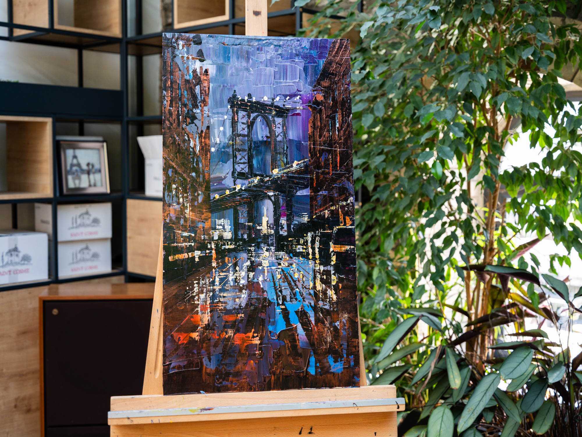 Bridge Nocturne painting location image