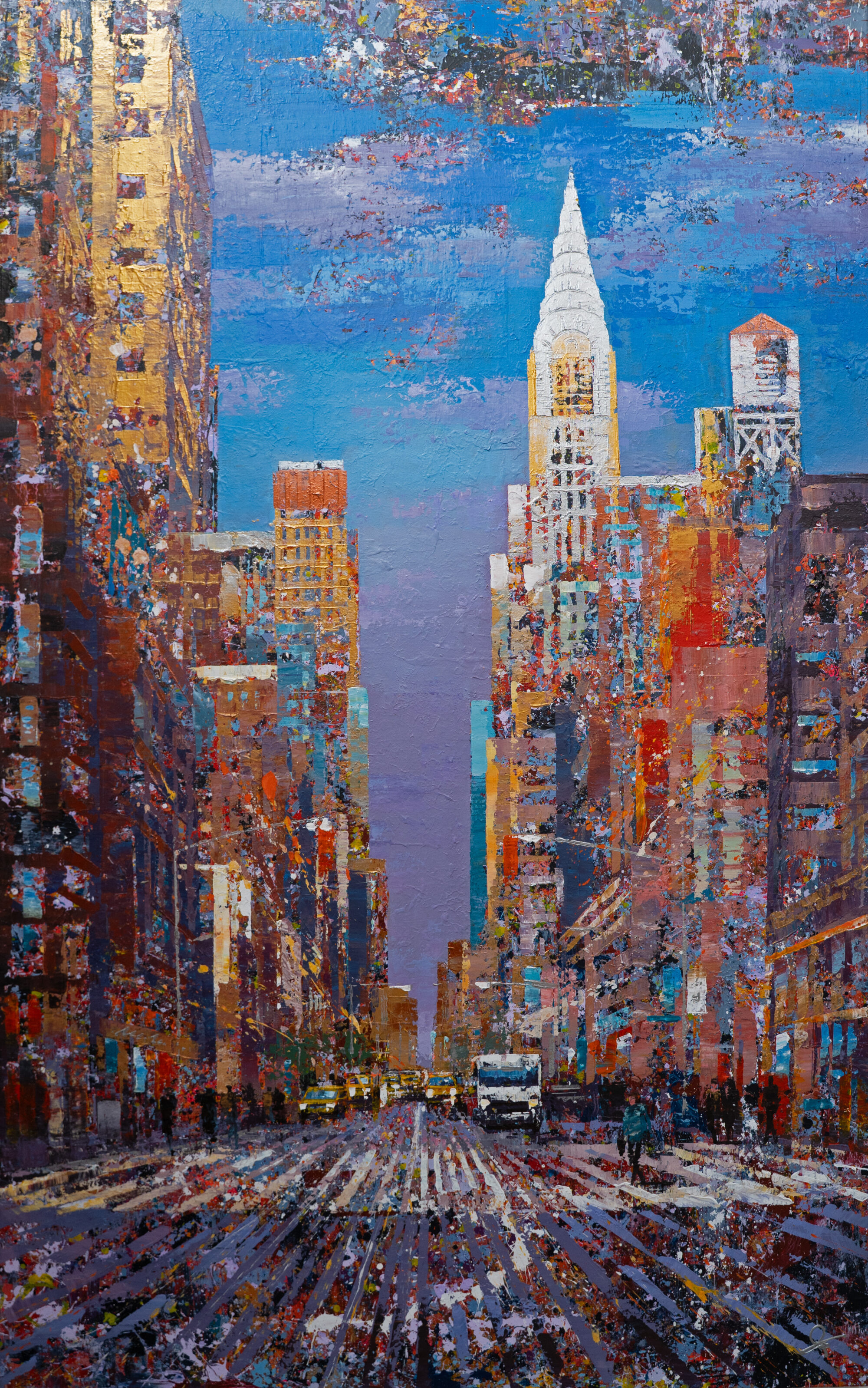 Chrysler in Gold painting location image