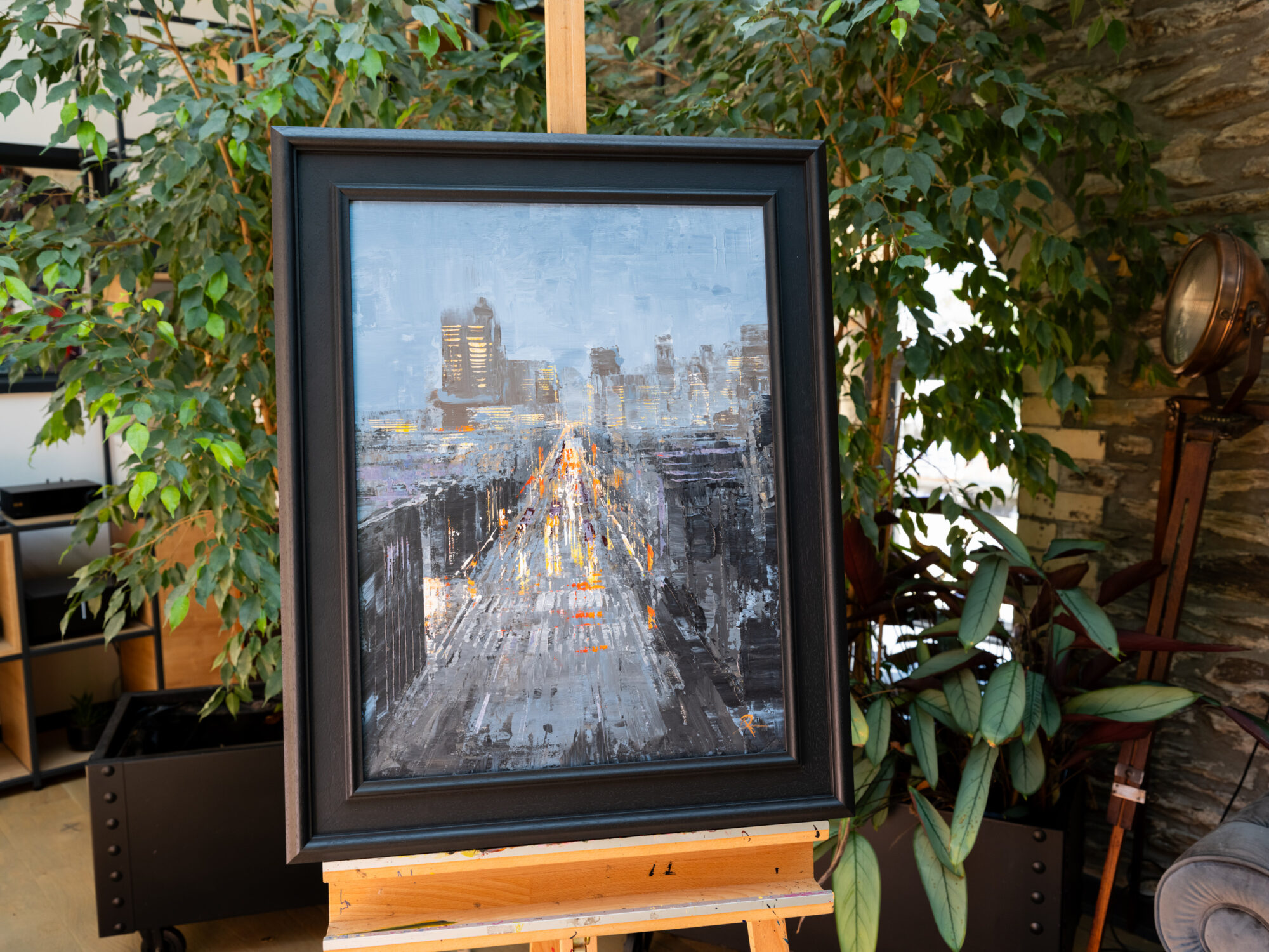 City Haze painting location image